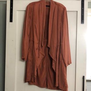 Max Jeans light open front lightweight jacket size large